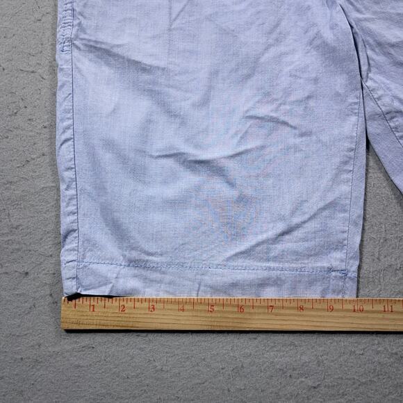 Brax Shorts Men 34 Light Blue Chino Flat Front‎ Summer Style Bellevill Casual - Picture 5 of 10